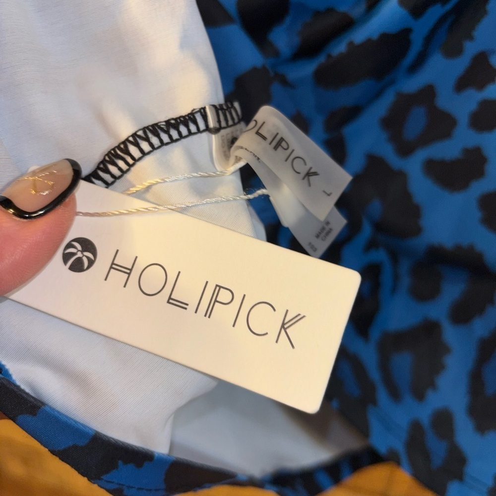 Holipick Leopard Print Tankini Top - Picture 3 of 4